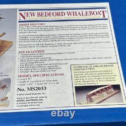 Model Shipways NEW BEDFORD WHALEBOAT 116 SCALE New