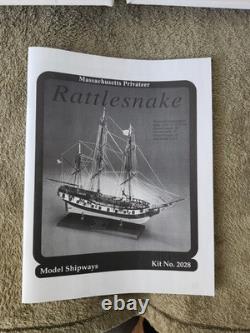 Model Shipways RATTLESNAKE US PRIVATEER 164 SCALE