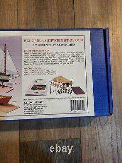 Model Shipways Shipwright 3 Model Boat Kits Combo Series Brand New Open Box