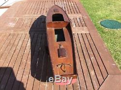 Model boat. Aquila wooden hull