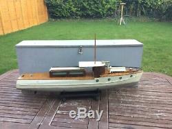 Model boat. Bassett Lowke motor yacht pre war