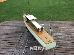 Model boat. Bassett Lowke motor yacht pre war c1930