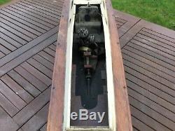 Model boat Bassett lowke streamlinia launch. Pre war as found