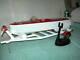 Model Wood Boat Scratch Built With Trailer, & Altrascale Outboard 55e Display