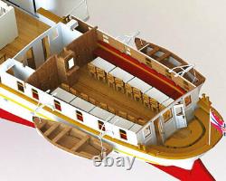 Modell-Tec Skibladner Paddle Steamer 160 Model Boat Kit RC Ready Design