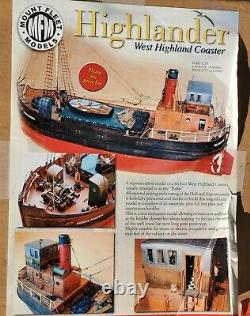 Mount Fleet Models MFM Highlander West Highland Coaster Puffer 124 Boat Kit