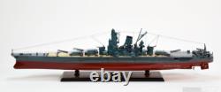 Musashi Japanese Battleship Model 40? Ship Model, New, Wood / Metal 1250