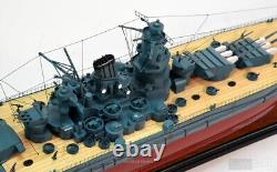 Musashi Japanese Battleship Model 40? Ship Model, New, Wood / Metal 1250