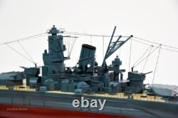 Musashi Japanese Battleship Model 40? Ship Model, New, Wood / Metal 1250