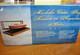 Muskoka Cedar Strip Assembled Wooden Model Speed Boat With Glass Display Case