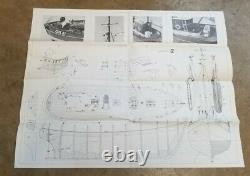 -NEW- Billing Boat Krabbenkutter #457 Wooden Model Kit Denmark COO RARE