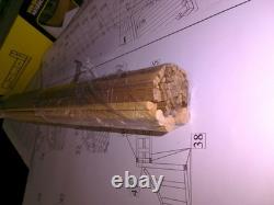 NEW DUSEK MAMOLI SANTA MARIA Laser Cut Wooden Boat Ship Model 172 Kit #D008