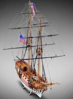 NEW MAMOLI BLUE SHADOW Wooden Boat Ship 164 Scale Model Kit #MV22