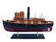 New Mantel Piece Wooden Model Tugboat Nautical Home Office Decor Ships Assembled