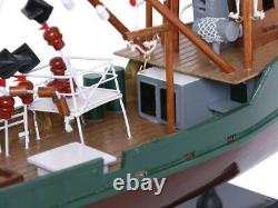 NEW Wooden Model Ship A Perfect Storm Andrea Gail Movie Replica Fishing Boat 16