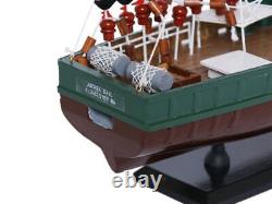 NEW Wooden Model Ship A Perfect Storm Andrea Gail Movie Replica Fishing Boat 16