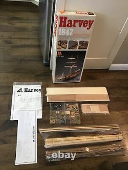 NIB Artesania Latina Harvey 1847 Baltimore Clipper Wood Model Kit 150 Spain