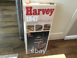 NIB Artesania Latina Harvey 1847 Baltimore Clipper Wood Model Kit 150 Spain