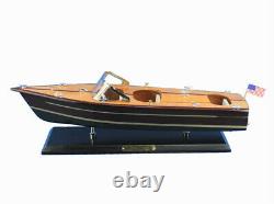 Nautical Home Decor Model Speedboat 20 Chris Craft Triple Cockpit Assembled