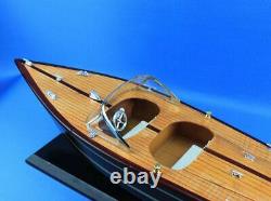 Nautical Home Decor Model Speedboat 20 Chris Craft Triple Cockpit Assembled