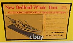 New Bedford Whale boat wood model 116 scale 21 long Model Shipways vintage