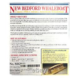 New Bedford Whaleboat 116 Scale Model Shipways MS2033 (Opened Damaged Box)