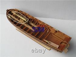 New Full Ribs Armed Cannon Boat Scale 1/36 42FT Wood Ship Model Kit Shicheng