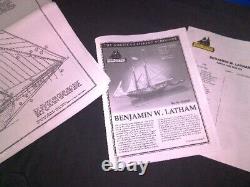New- Model Shipways- Benjamin W. Latham Wood Boat Model Kit #ms2109 148 Balsa