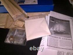 New- Model Shipways- Benjamin W. Latham Wood Boat Model Kit #ms2109 148 Balsa