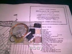 New- Model Shipways- Benjamin W. Latham Wood Boat Model Kit #ms2109 148 Balsa