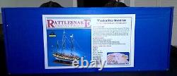 New- Model Shipways- Rattlesnake American Privateer Ship Boat Model Kit 164