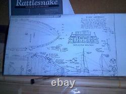 New- Model Shipways- Rattlesnake American Privateer Ship Boat Model Kit 164