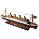 New Premium Rms Titanic 23'' Handcrafted Wooden Model Boat Cruise Ship 60cm