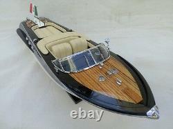 New Riva Aquarama 21 Cream Seat Quality Wood Model Boat L50 Free Shipping