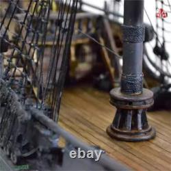 New ZHL The black Pearl Golden version 2023 wood model ship kit 31 inch Gifts