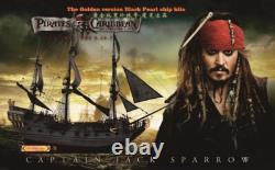 New ZHL The black Pearl Golden version 2023 wood model ship kit 31 inch Gifts