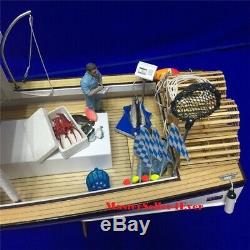 New Zealand Shrimp Boat 1/18 650mm 25 RC Model Wood Model Kit Ship Gift