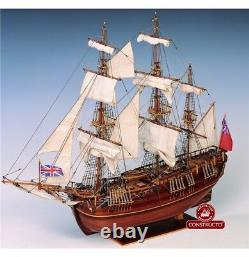 New, wooden model ship kit by Constructo the HMS Endeavour England XVII