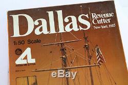 Nice ARTESANIA LATINA DALLAS Revenue Cutter #402, 1/50 scale, wood ship model