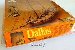 Nice ARTESANIA LATINA DALLAS Revenue Cutter #402, 1/50 scale, wood ship model