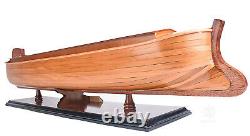 Noah's Ark Encounter Boat Wooden Open Hull Model 33 Replica Bible Flood Decor