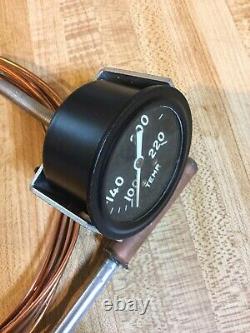 Nos Chris Craft Old Wood Boat Temperature Gauge Hot Rod Trog Scta 15 Foot Lead