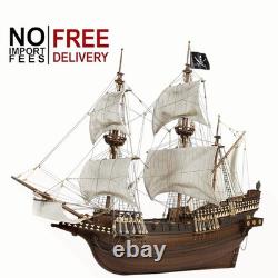 OcCre Buccaneer Caribbean Pirate Ship 1100 Wooden Model Kit OC12002 Boat