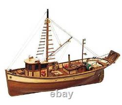 Occre Palamos Fishing Boat 145 Scale 12000 Ideal Beginners Model Boat Kit