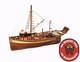Occre Palamos Wooden Model Ship Kit 145 Scale Mediterranean Fishing Boat