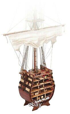 Occre Santisima Trinidad Cross Section 190 Scale 16800 Model Boat Kit