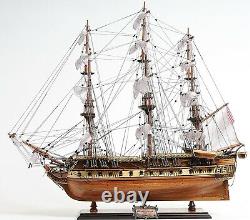 Old Ironsides WOOD SHIP 29 Display Model USS Constitution Collectible Warship