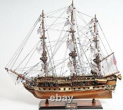 Old Ironsides WOOD SHIP 29 Display Model USS Constitution Collectible Warship