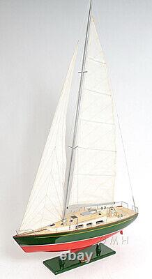 Omega 46 Sailboat Wooden Sloop Model Yacht 30 Handcrafted Fully Assembled Boat