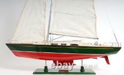 Omega 46 Sailboat Wooden Sloop Model Yacht 30 Handcrafted Fully Assembled Boat